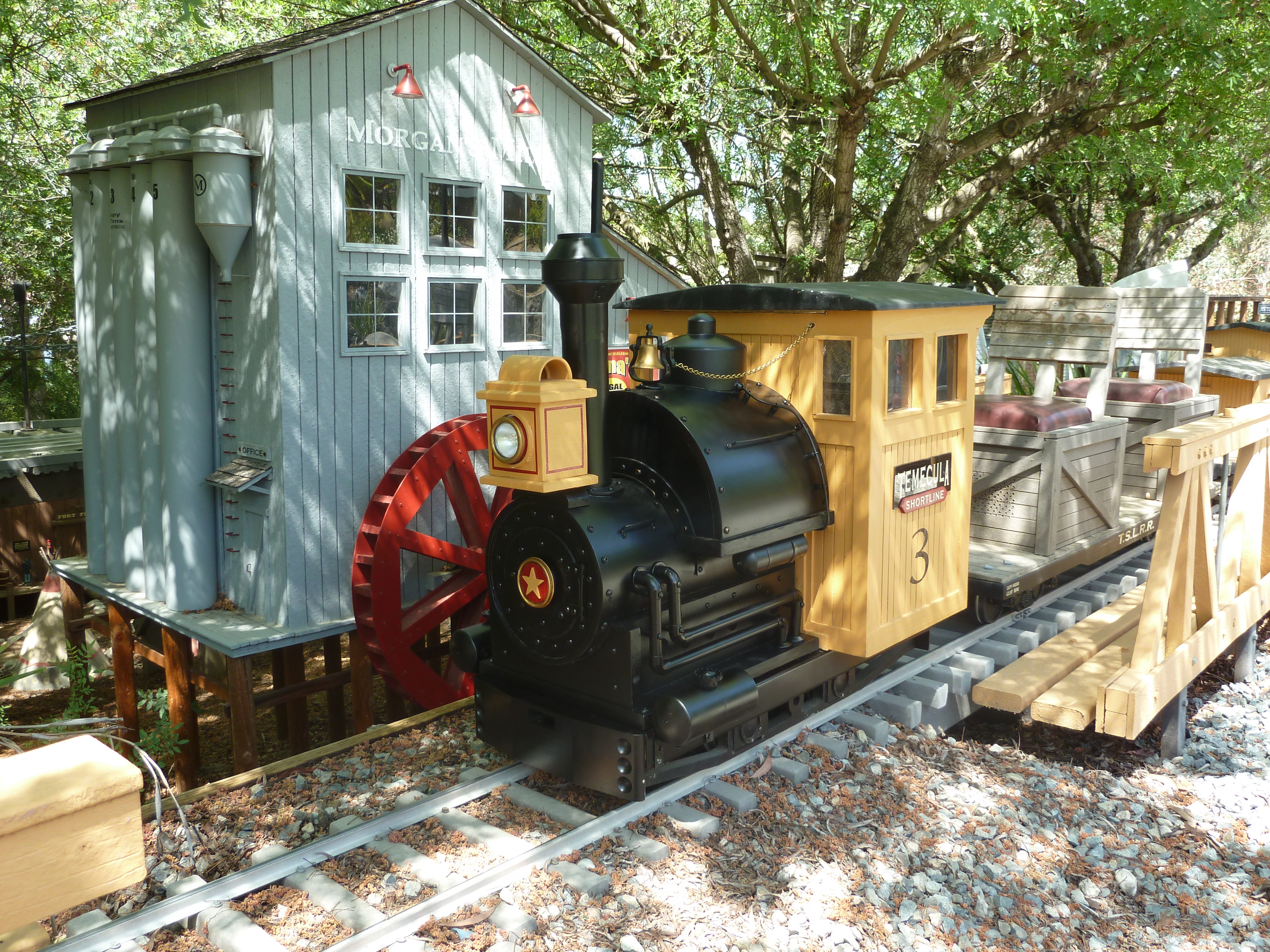 Temecula Shortline A 1 8 Scale Backyard Riding Railroad